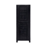 Livsip Outdoor Storage Cabinet Adjustable Tall Black
