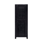 Livsip Outdoor Storage Cabinet Adjustable Tall Black