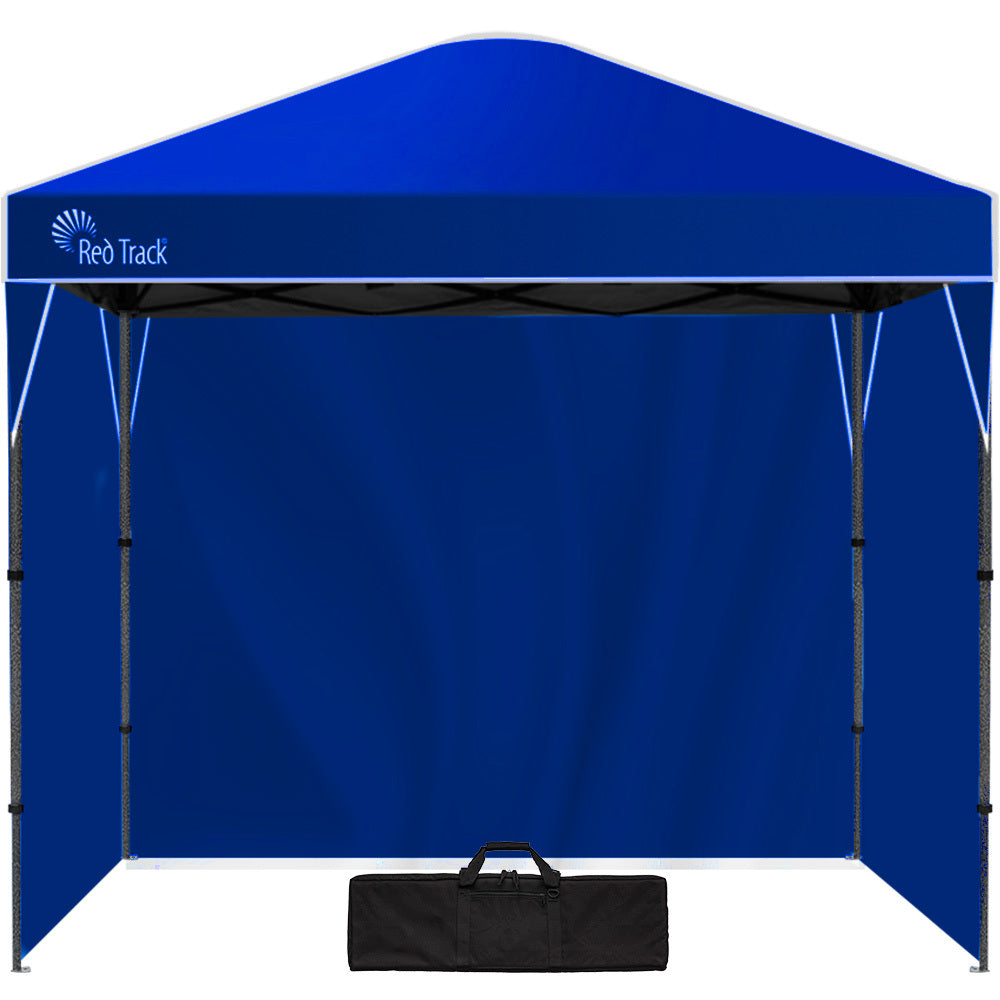 RED TRACK 3x3m Ultra Compact Folding Gazebo, Walls, Carry bag, Portable Outdoor Popup Marquee for Ca
