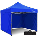 RED TRACK 3x3m Premium Pop Up Gazebo Marquee, Patented Steel Cable Canopy Support System, Wheeled Carry Bag, Side Walls, UV Block, Reinforced Frame,