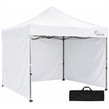 RED TRACK 3x3m Premium Pop Up Gazebo Marquee, Patented Steel Cable Canopy Support System, Wheeled Carry Bag, Side Walls, UV Block, Reinforced Frame,