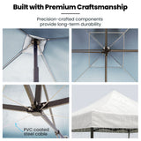 RED TRACK 3x3m Premium Pop Up Gazebo Marquee, Patented Steel Cable Canopy Support System, Wheeled Carry Bag, Side Walls, UV Block, Reinforced Frame,