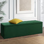 Artiss Storage Ottoman Blanket Box 140cm, Green Velvet with Lift-Up Lid