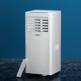Devanti Portable Air Conditioner 7000BTU Cooling Mobile Fan Cooler Dehumidifier - Close-Up Angle