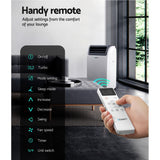 Devanti Portable Air Conditioner WiFi 12000BTU - 45-Degree Angle