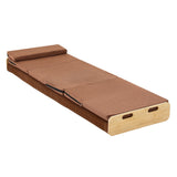 Artiss Folding Kraft Paper Bed Frame with Mattress and Pillow 300kg Capacity 200x60cm - Extra Image