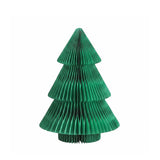 Jingle Jollys Paper Christmas Tree 61CM w/ Star Topper Xmas Decor Tabletop Green DIY Ornament Set - Top-Down View