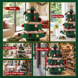 Jingle Jollys Paper Christmas Tree 61CM w/ Star Topper Xmas Decor Tabletop Green DIY Ornament Set - Extra Image