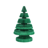Jingle Jollys Paper Christmas Tree 87CM w/ Star Topper LEDs Xmas Decorations Kit Home Office Green - Top-Down View