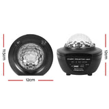 Gardeon LED Galaxy Projector Lamp with Bluetooth Speaker and Remote Control - Front View