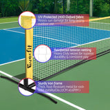 Everfit 10ft Portable Pickle Ball Net Adjustable Multi-Sport for Badminton Tennis Pickleball Volleyball - 45-Degree Angle