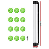 Everfit 12PC Pickleball Collector Set Multi-Ball Retriever Portable Storage Adjustable Strap - Front View
