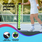 Everfit 12PC Pickleball Collector Set Multi-Ball Retriever Portable Storage Adjustable Strap - Top-Down View