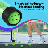 Everfit 12PC Pickleball Collector Set Multi-Ball Retriever Portable Storage Adjustable Strap - 45-Degree Angle