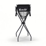 Everfit Portable Ball Cart Foldable Pickleball Tennis Baseball Softball - Side View