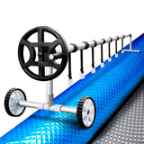 Aquabuddy Pool Cover 500 Micron 10x4m Silver Swimming Pool Solar Blanket 4m Roller - Close-Up Angle