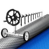 Aqua Buddy Pool Cover 600 Micron Solar Heat Blanket LDPE 10.5x4.2m w/ 5.55m Roller