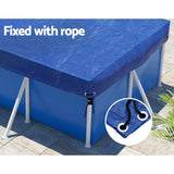 Aquabuddy Pool Cover 3x2m Above-ground Swimming Pool Blanket Blue - Rear View