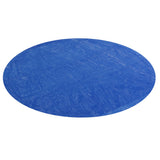 Aqua Buddy Pool Cover Fit 3.66m Round Above-ground Swimming Pool Blanket Blue