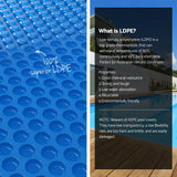 Aqua Buddy Pool Cover 600 Micron 6.5x3m w/ Roller 4m Swimming Pools Solar Blanket