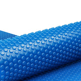Aqua Buddy Pool Cover 600 Micron 7x4m Swimming Pool Solar Blanket Blue - Close-Up Angle