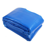 Aqua Buddy Pool Cover 500 Micron 7x4m Swimming Pool Solar Blanket Blue Silver - Side View