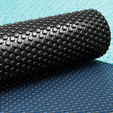 Aqua Buddy Pool Cover 600 Micron 7x4m Swimming Pool Solar Blanket Blue Black - Close-Up Angle