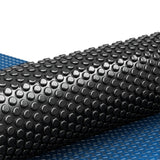 Aqua Buddy Pool Cover 600 Micron 8.5x4.2m Swimming Pool Solar Blanket Blue Black - Close-Up Angle