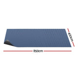 Aqua Buddy Pool Cover 500 Micron 8.5x4.2m Swimming Pool Solar Blanket Blue Black - Front View