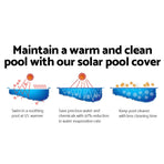 Aquabuddy blue 500 micron solar pool cover, 9.5x5m bubble blanket, image 6