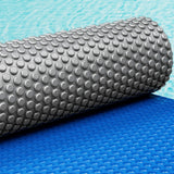 Aqua Buddy Pool Cover 600 Micron 9.5x5m Bubble Heat Solar Blanket Blue Silve - Close-Up Angle
