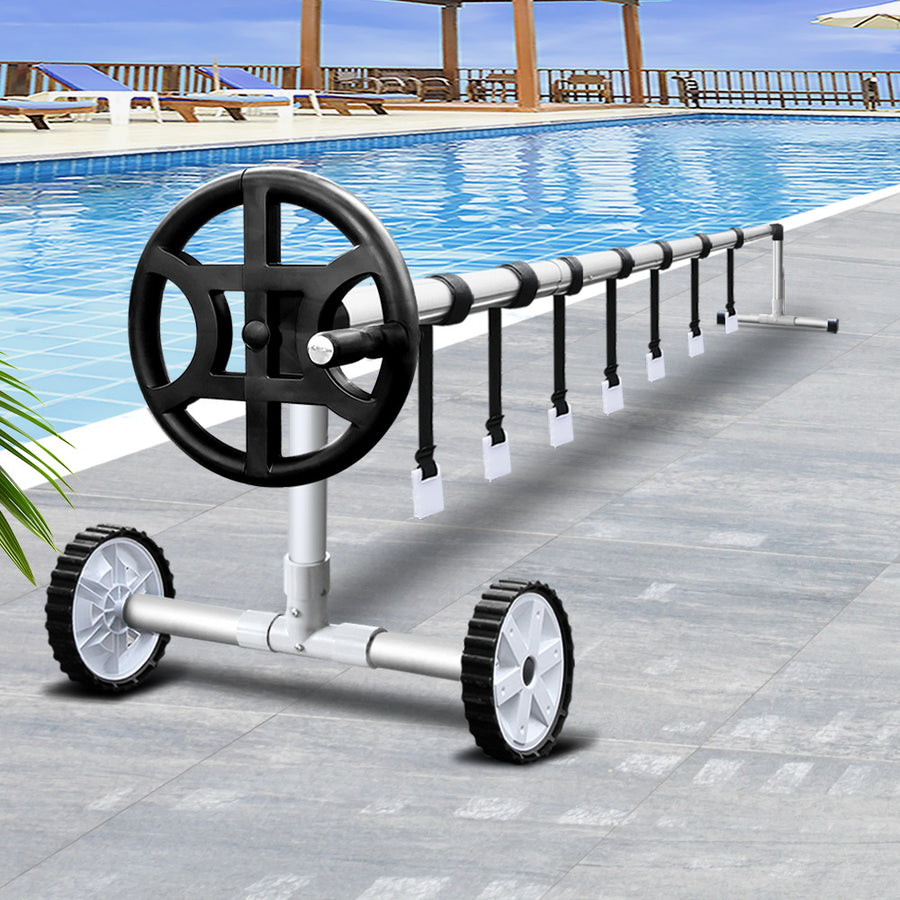 Aquabuddy Pool Cover Roller 4m Adjustable Swimming Pool Solar Blanket Reel