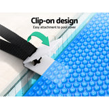 Aquabuddy Pool Cover Roller Attachment Swimming Pool Reel Straps Kit 8PCS - Top-Down View