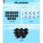 Aquabuddy Pool Cover Roller Attachment Swimming Pool Reel Straps Kit 8PCS, image 6