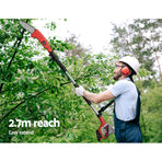 Giantz Chainsaw Cordless Pole Chain Saw 20V 8inch Pruner Battery 2.7m Long Reach, image 4