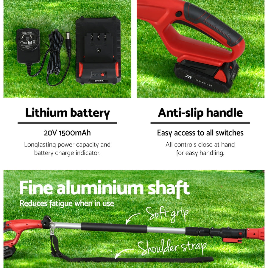 Giantz Chainsaw Cordless Pole Chain Saw 20V 8inch Pruner Battery 2.7m Long Reach, image 5
