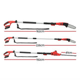 Giantz Chainsaw Trimmer Cordless Pole Chain Saw 20V 8inch Battery 2.7m Reach - Front View