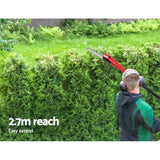 Giantz Chainsaw Trimmer Cordless Pole Chain Saw 8in 20V Battery 2.7m Reach - Side View