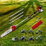 Giantz Pole Chainsaw 2 Stroke Petrol Tree Pruner Long Reach Saw 12 Inch Bar 9 In 1 - Extra Image