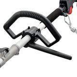 Giantz Pole Chainsaw 2 Stroke Petrol Tree Pruner Long Reach Saw 12 Inch Bar 2 In 1 - Low Angle