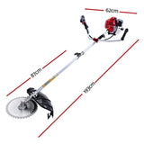 Giantz Pole Chainsaw Petrol Hedge Trimmer Tree Pruner 5 In 1 - Front View