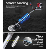Giantz 2 Stroke Pole Chainsaw Petrol Hedge Trimmer Tree Pruner 7 In 1 - Top-Down View