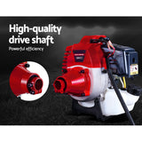 Giantz 2 Stroke Pole Chainsaw Petrol Hedge Trimmer Tree Pruner 7 In 1 - 45-Degree Angle