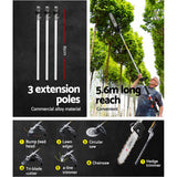 Giantz 65CC Pole Chainsaw Petrol Brush Cutter Whipper Snipper Hedge Trimmer - Rear View