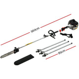 Giantz 63CC Pole Chainsaw 12in Chain Saw Petrol 5.6m Long Reach Black