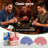 Poker Chip Set 500PC 14g Chips Casino Gambling Party Game Dice Cards - Rear View