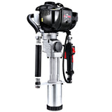 Giantz Petrol Post Driver 4-Stroke Rammer Pile Star Picket Fence Hole Black - Side View