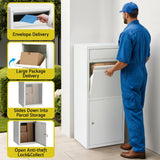 Gardeon Parcel Letterbox Drop Box Package White - Top-Down View