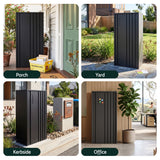 Gardeon Parcel Letterbox Drop Box Package Slot MailBox Black - Extra Image