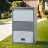 Gardeon Parcel Letterbox Drop Box Package Grey - Close-Up Angle
